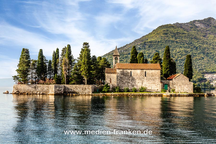 Insel Sveti Dorde in der Bucht von Kotor, Montenegro