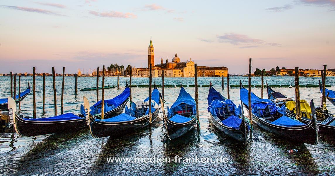 Blick von Zattere auf San Giorgio Maggiore in Venedig, Bildband Friaul-Julisch Venetien