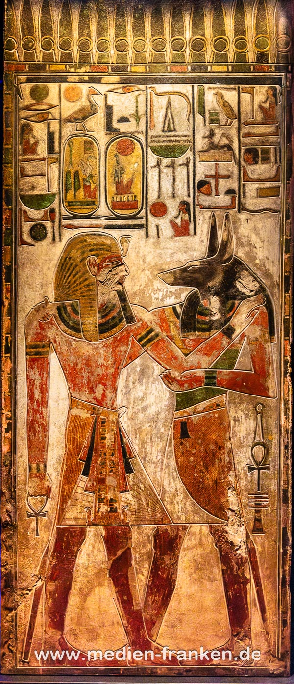 Reproduktion vom Grabmal des Vaters von Ramses II, Seti I