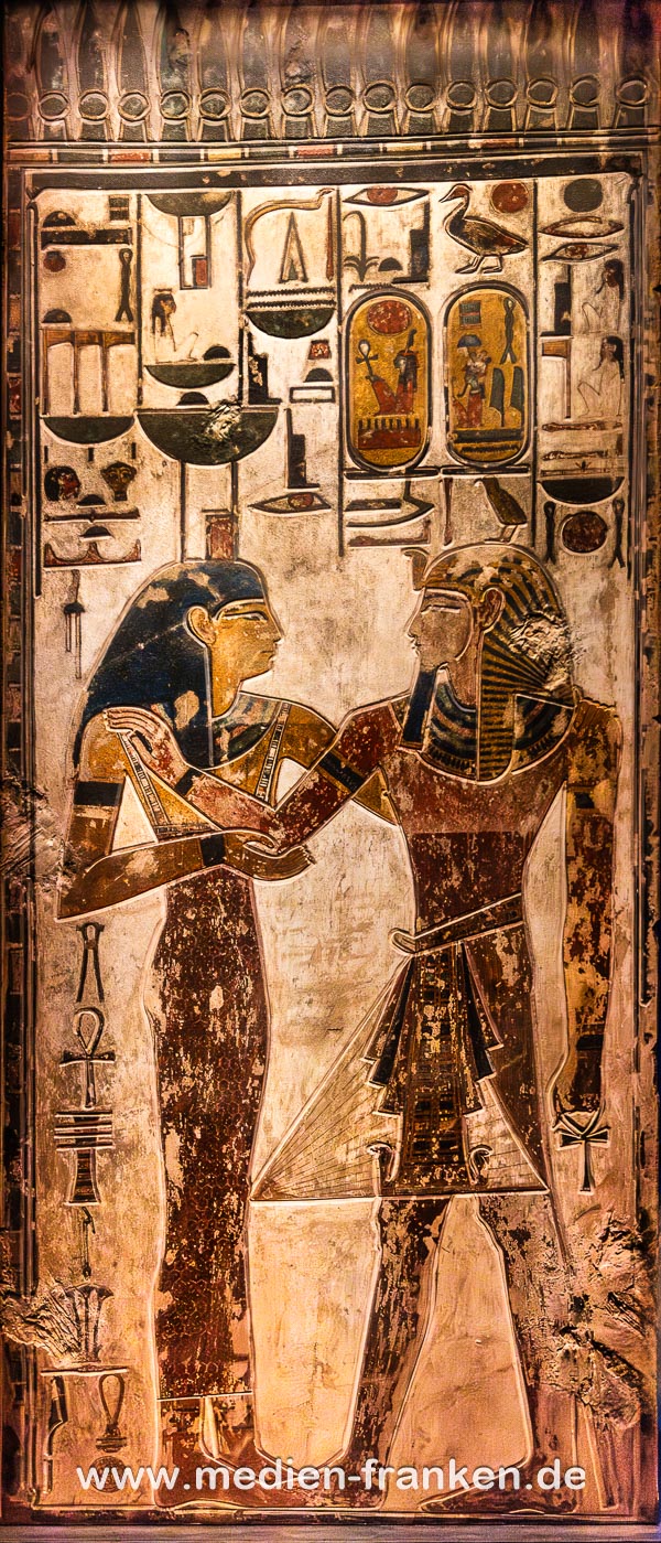 Reproduktion vom Grabmal des Vaters von Ramses II, Seti I
