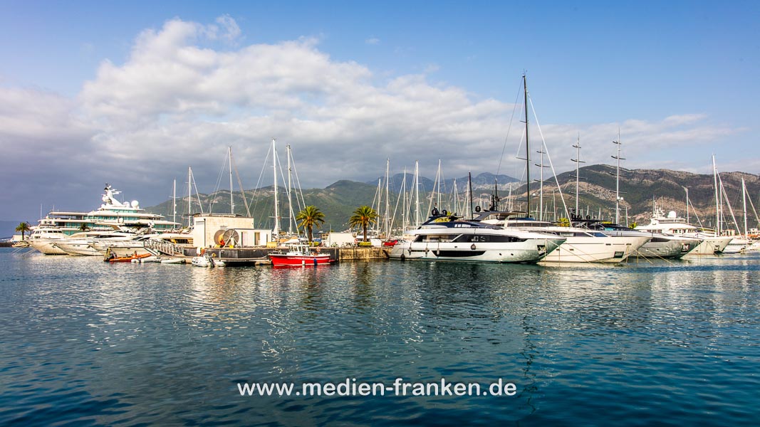 Porto Montenegro in Tivat, Montenegro