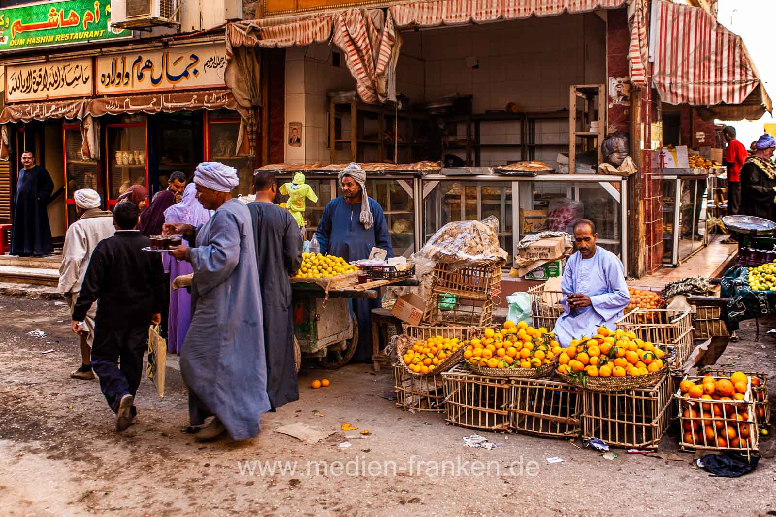 Markt, Bildband Luxor-Theben, Ägypten