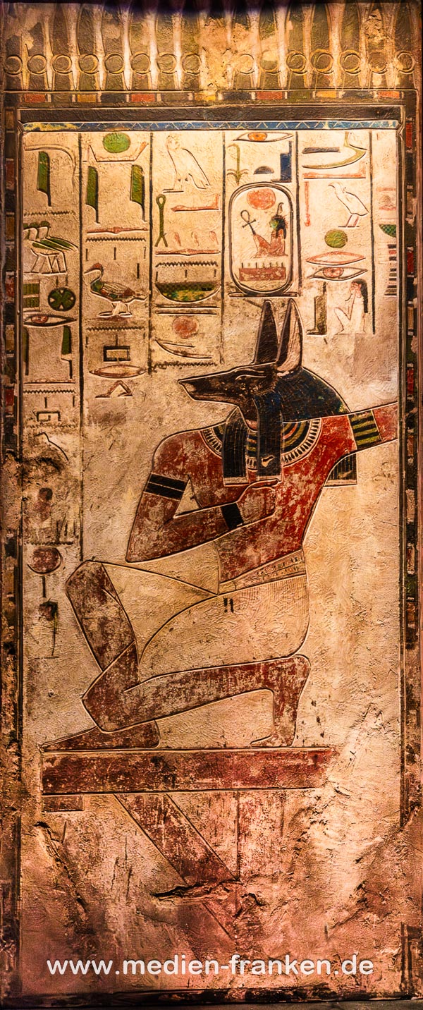 Reproduktion vom Grabmal des Vaters von Ramses II, Seti I