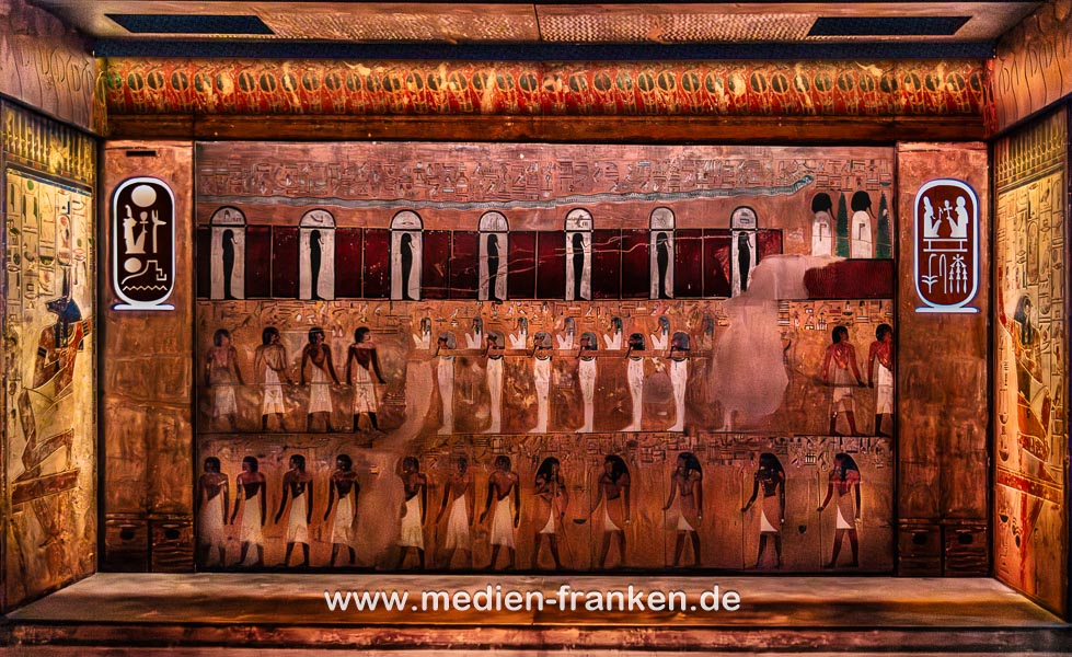 Reproduktion vom Grabmal des Vaters von Ramses II, Seti I