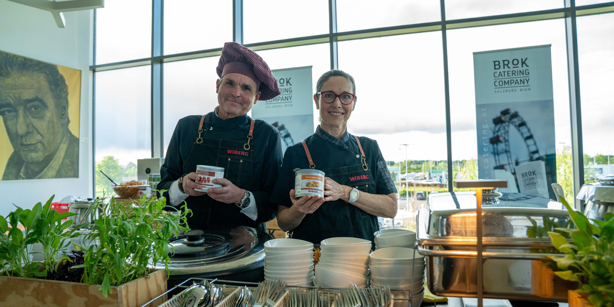 Live-Cooking mit BRoK Catering