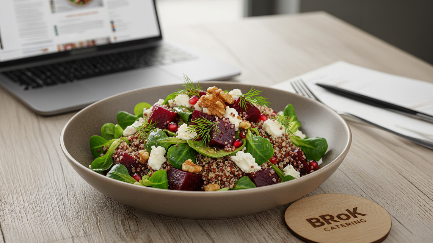 Das Brainfood-Highlight: Quinoa-Vogerlsalat mit Roter Rübe & Ziegenkäse