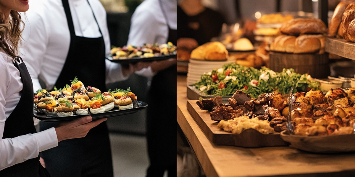 Flying Buffet vs. Stehbuffet: Welche Catering-Form passt zu Ihrer Veranstaltung?