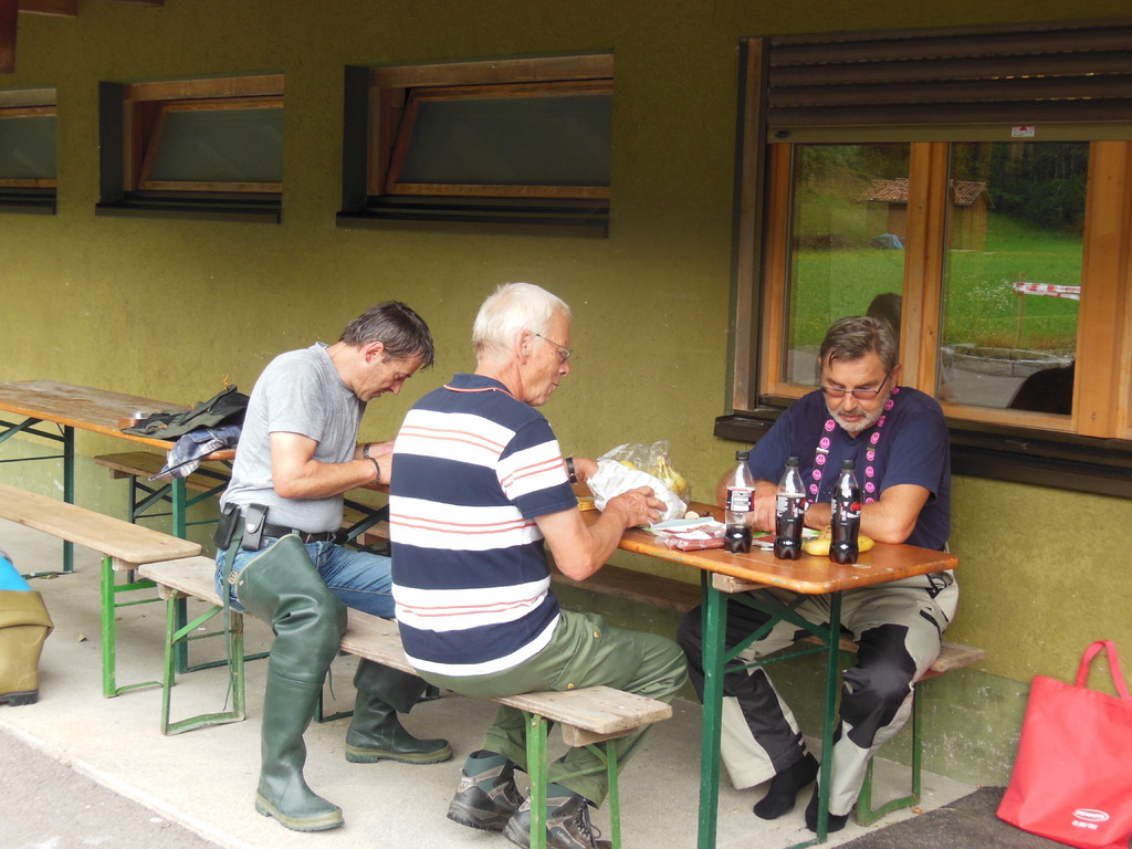 Eine kurze Rast am Fischerhaus der Bregenzerach