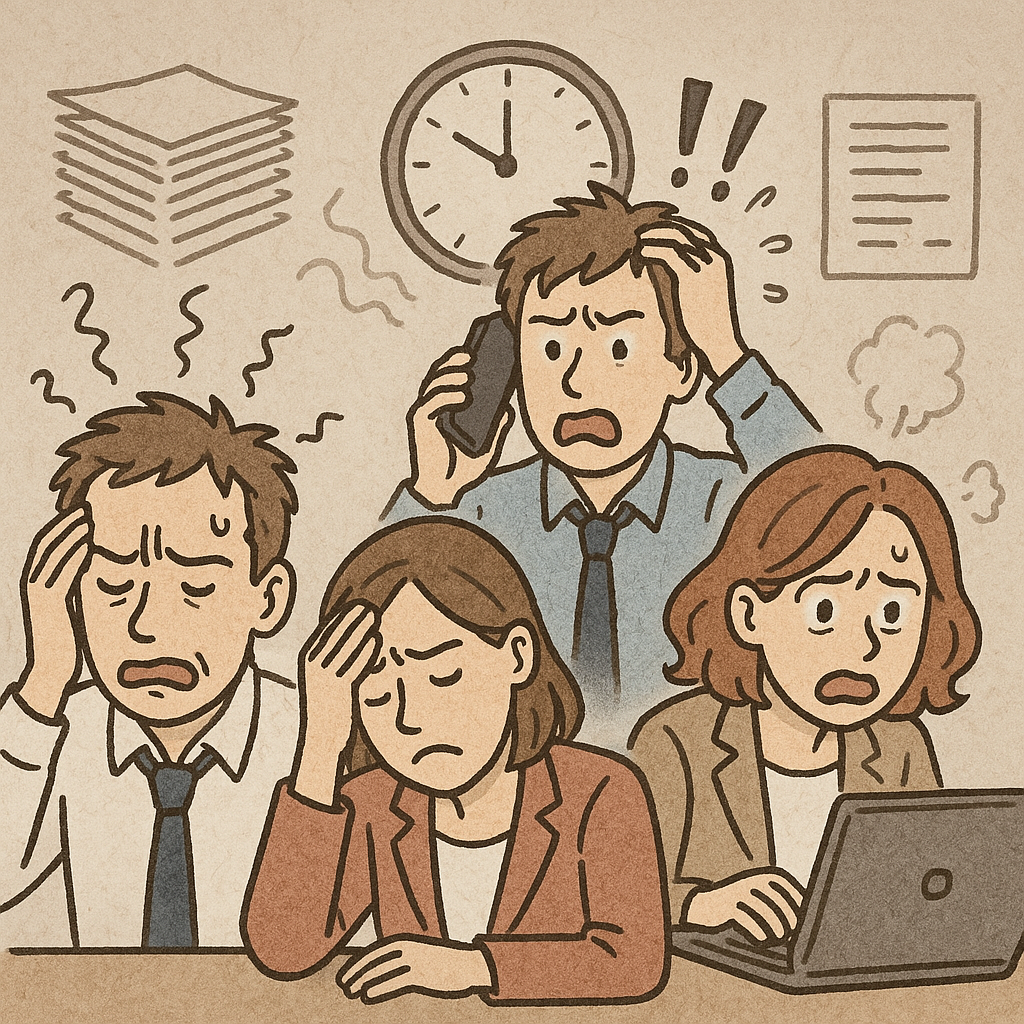 Stress kann ein verzerrtes Energiefeld sein