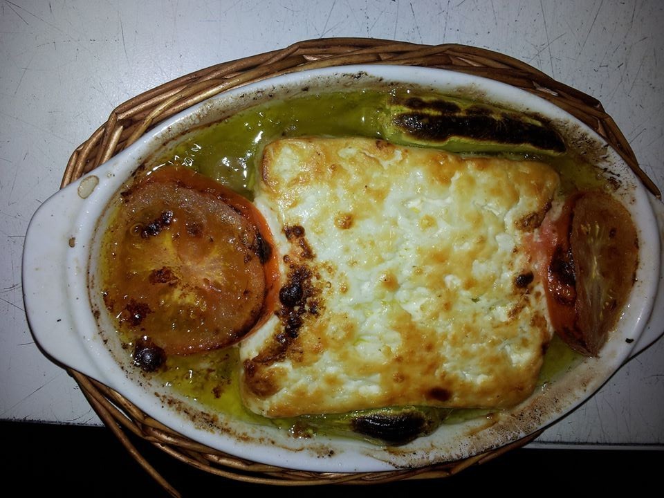 Gegrillter Schafskäse