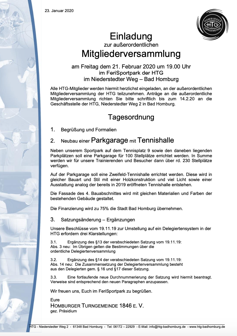 Word Vorlage Einladung Mitgliederversammlung