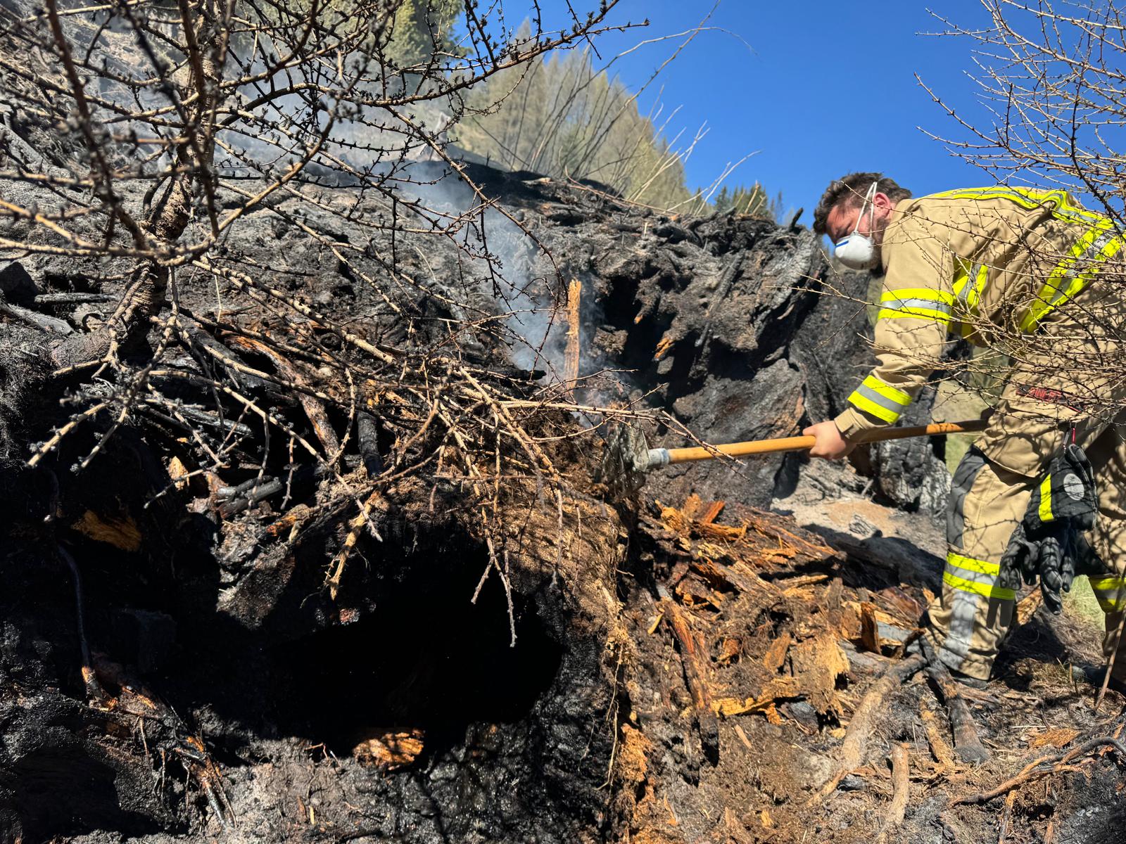 Einsatz 11-2026 Waldbrand Lesachtal Tag 4