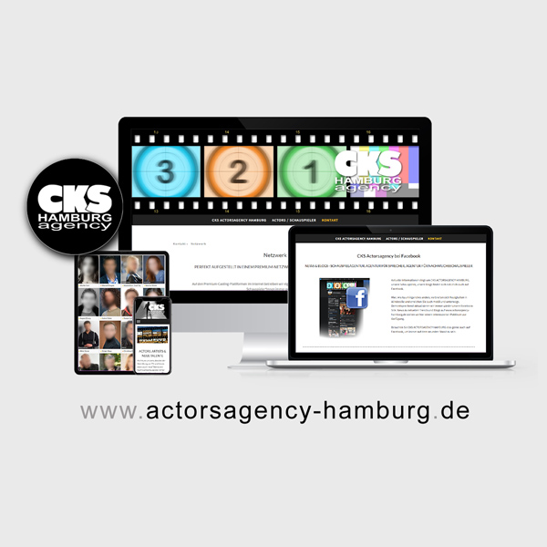 Webrelaunch nach Redesign bei CKS Actorsagency Hamburg