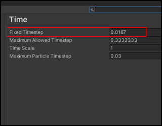 【Unity】FixedTimestepをスクリプトから取得する