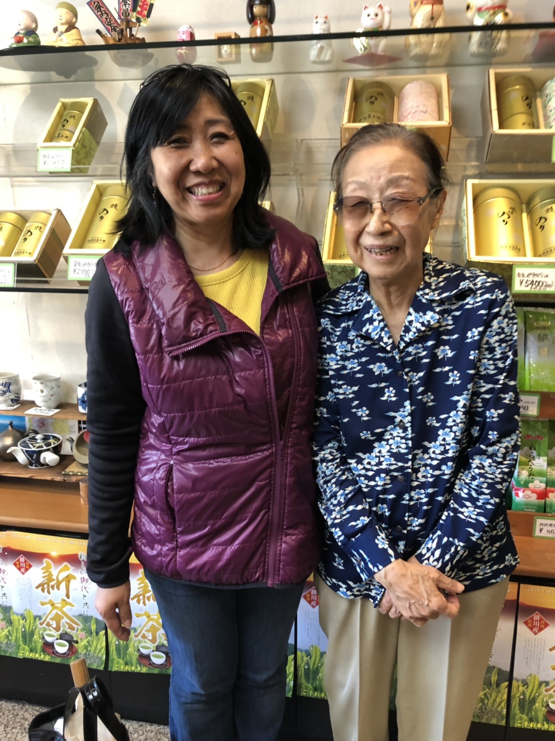 アメリカとインドネシアからのお客様（Ms.Eimi&Ms.Terukoさん）