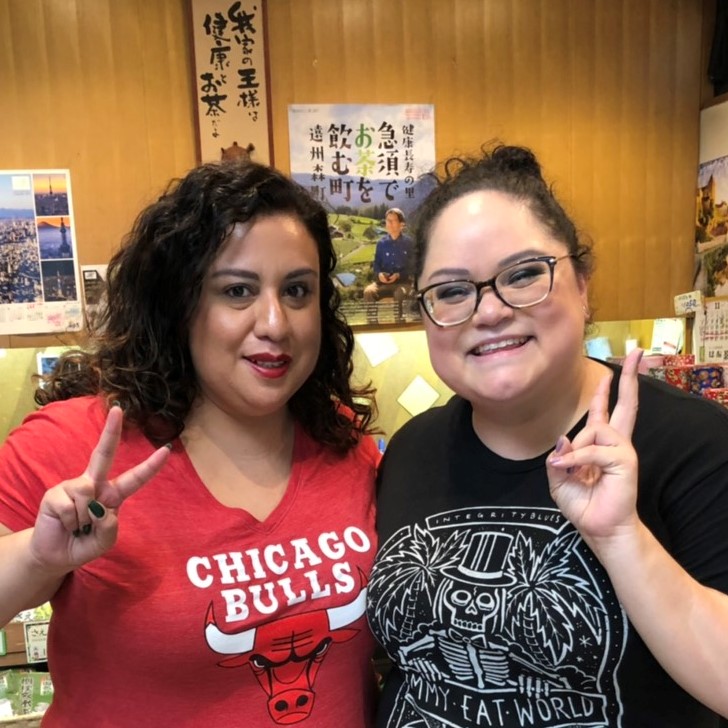 シカゴからのお客様（Ms.Sandy&Ms.Gloriaさん）