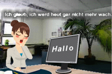 Ich glaub, ich werd heut gar nicht mehr wach.