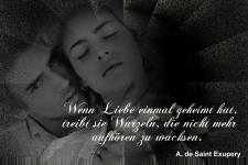 Wenn Liebe einmal gekeimt hat, dann treibt sie Wurzeln, die nicht mehr aufhören zu wachsen.