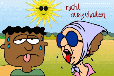 Hitze Grusskartenwelt