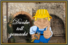 Danke, toll gemacht