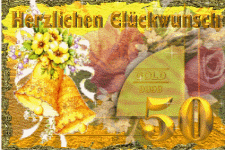 Goldene Hochzeit Grusskartenwelt
