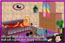 Als ich dich das erste mal sah, hab ich sofort den Kopf verloren.