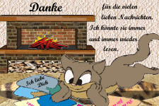 Danke für die vielen lieben Nachrichten. Ich könnte sie immer und immer wieder lesen.