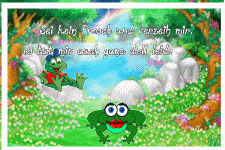 Sei kein Frosch und verzeih mir, es tut mir auch ganz doll leid.