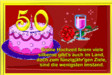 Goldene Hochzeit Grusskartenwelt