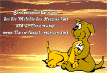 Ein Freund ist jemand, der die Melodie des Herzens hört und sie dir vorsingt, wenn du sie längst vergessen hast.