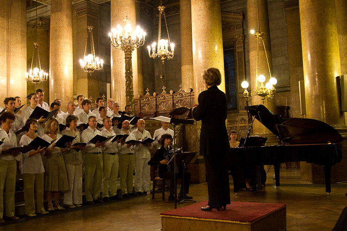 La chef et le choeur