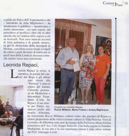 Corriere della Piana, 31 luglio 2014