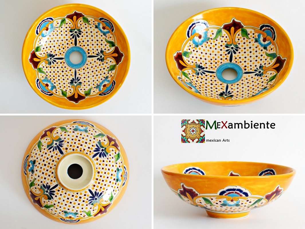 Kleines Design-Aufsatzwaschbecken MEX2 - PUEBLA