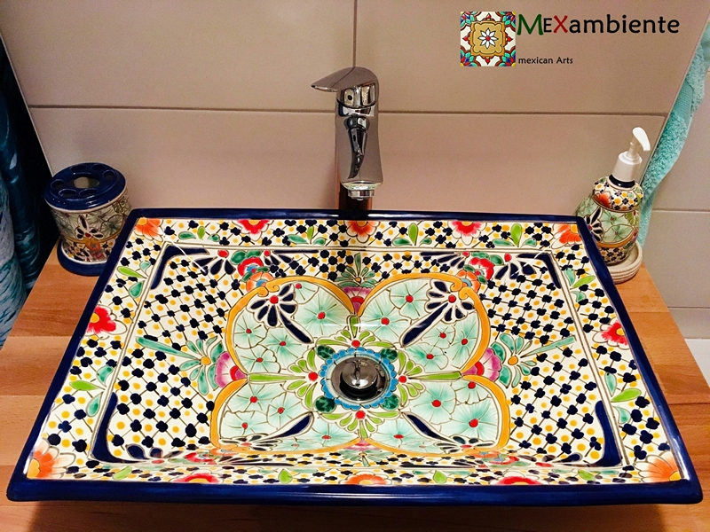 Galerie - Mexikanische Waschbecken & bunte Fliesen aus Mexiko