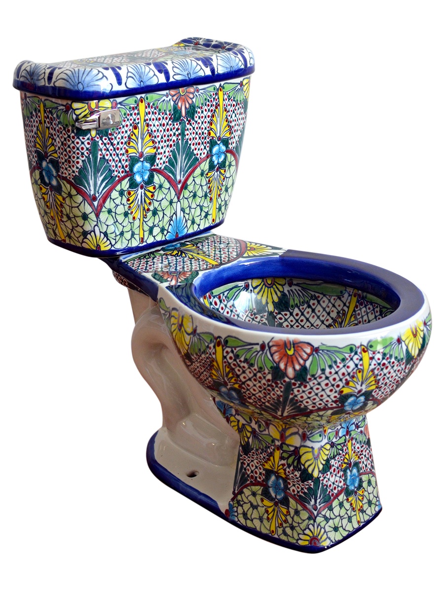 Mexikanische Toilette WC Aventura aus Keramik von Mexambiente