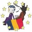 Flagge und Vampir