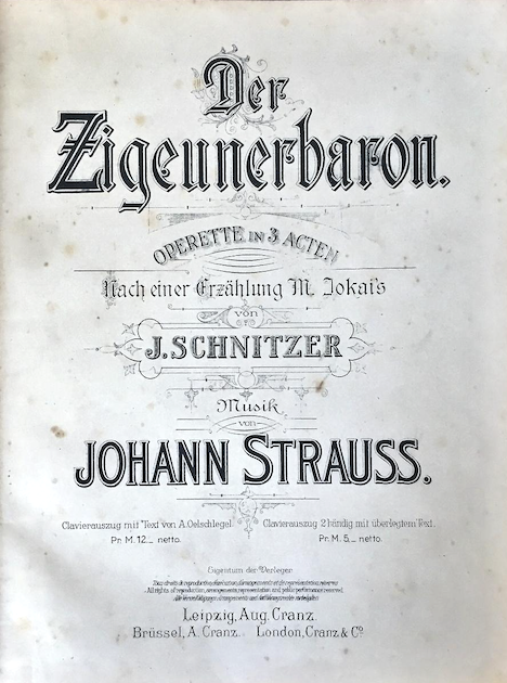 Einzugsmarsch aus dem "Zigeunerbaron" - zum 200. Geburtstag von Johann Strauss Sohn und zum 140-Jahr-Jubiläum der Operette