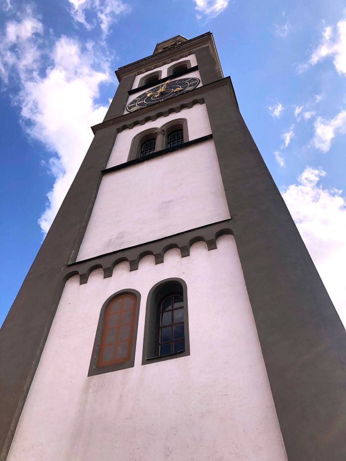 Der Perlachturm in Augsburg, eine der Touristenattraktionen