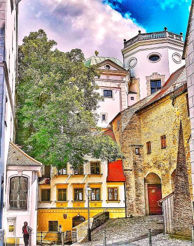 Das zauberhafte Rote Tor Ensemble in Augsburg