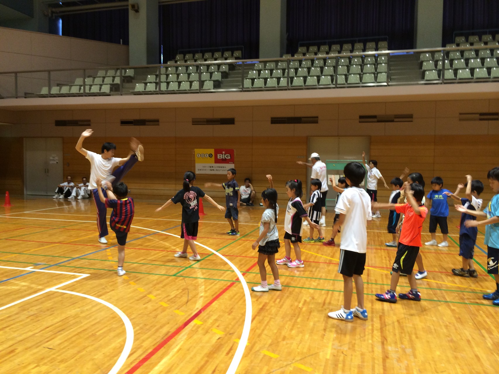 夏休みカンフー教室