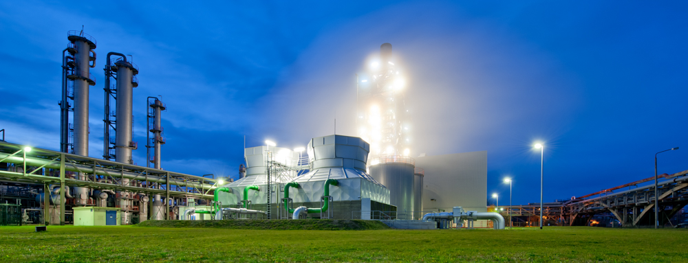 Gaskraftwerk im Industriepark Schwarze Pumpe - fotografiert für VNG - © Dirk Brzoska 
