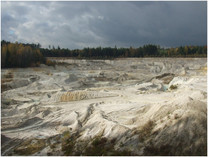 Kaolingrube Rappauf bei Tirschenreuth Foto: Peter Kühn