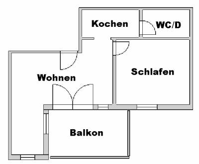 Grundriss Ferienwohnung Hochfelln