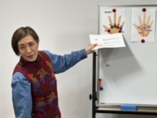 手相講座の様子