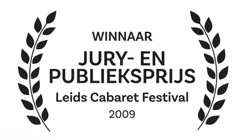 winnaar juryprijs publieksprijs Leids Cabaret Festival 2009