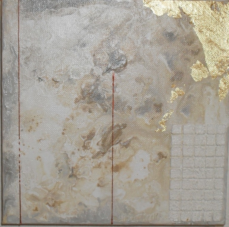 archipel carré N°3. tableau. abstrait. abstraction