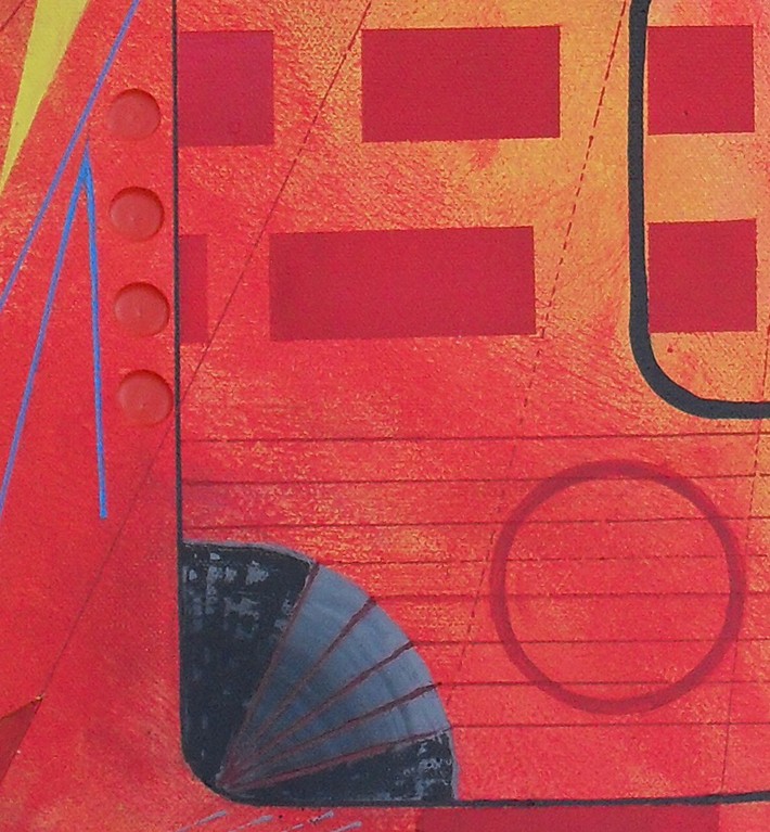 laser, zoom 2. tableau. abstrait. abstraction