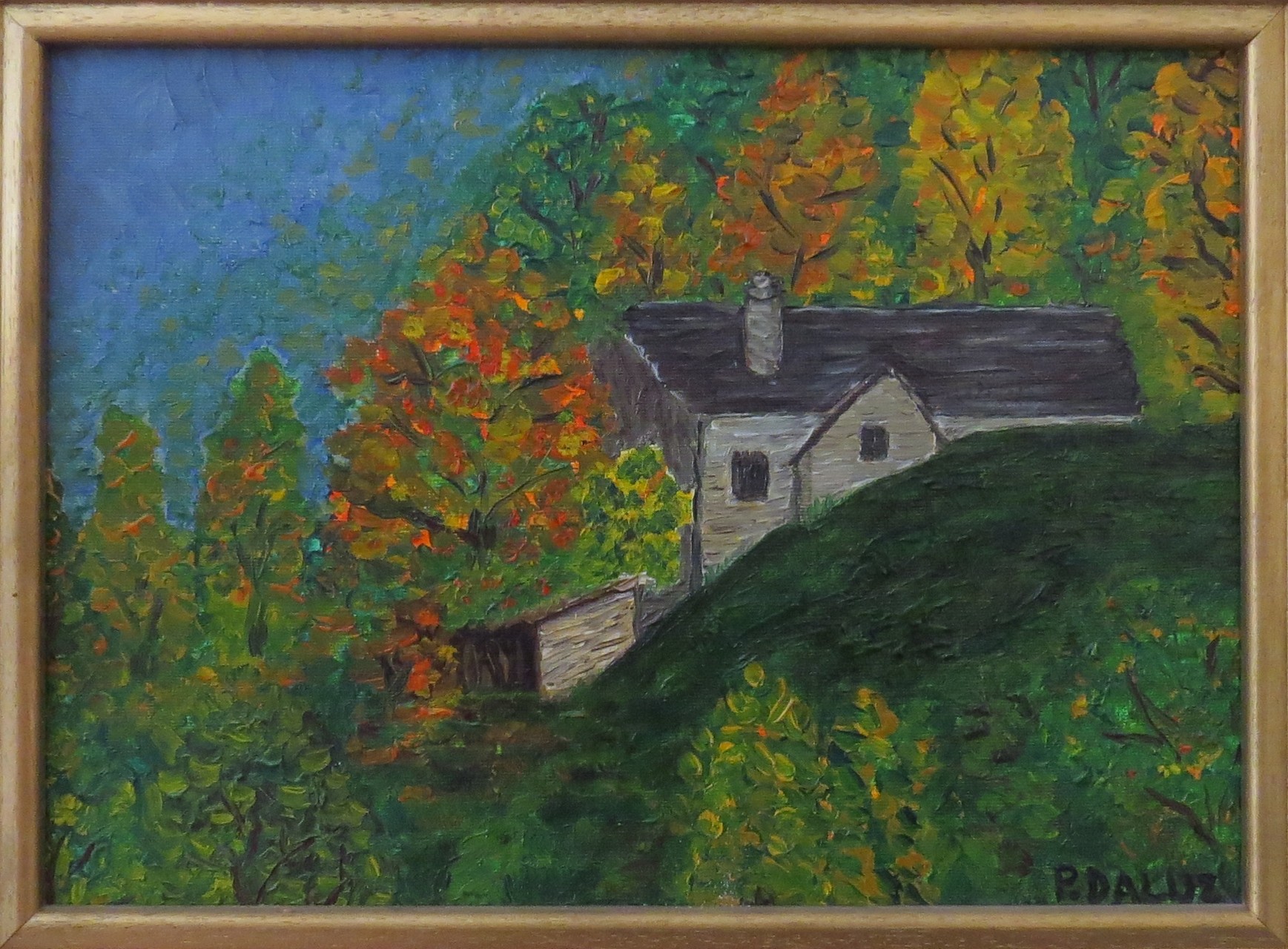 maison dans la montagne