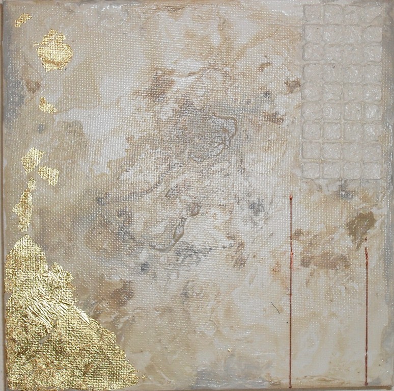 archipel carré N°2. tableau. abstrait. abstraction