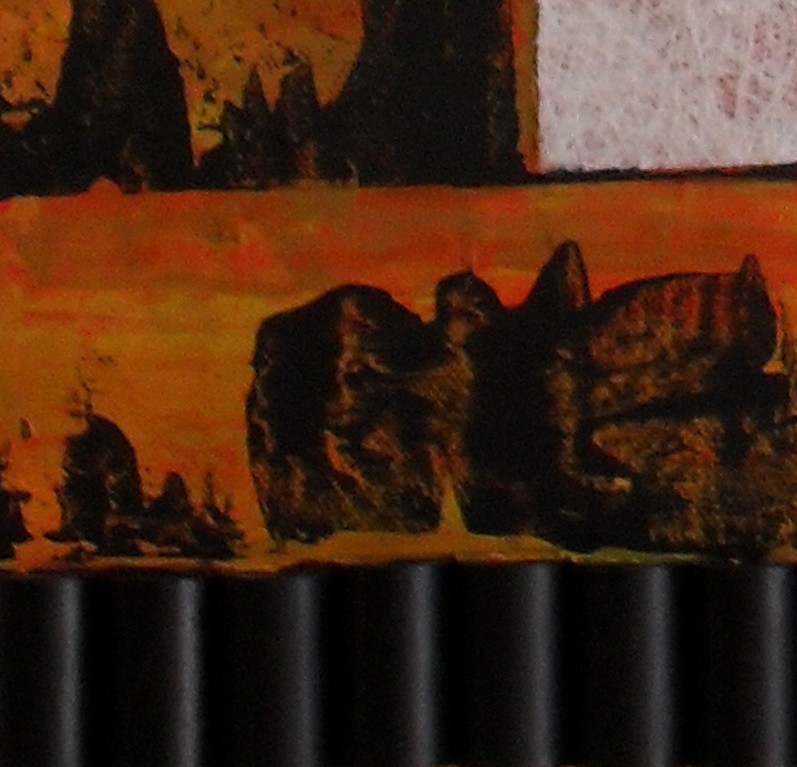 volumes, zoom 5. tableau. abstrait. abstraction